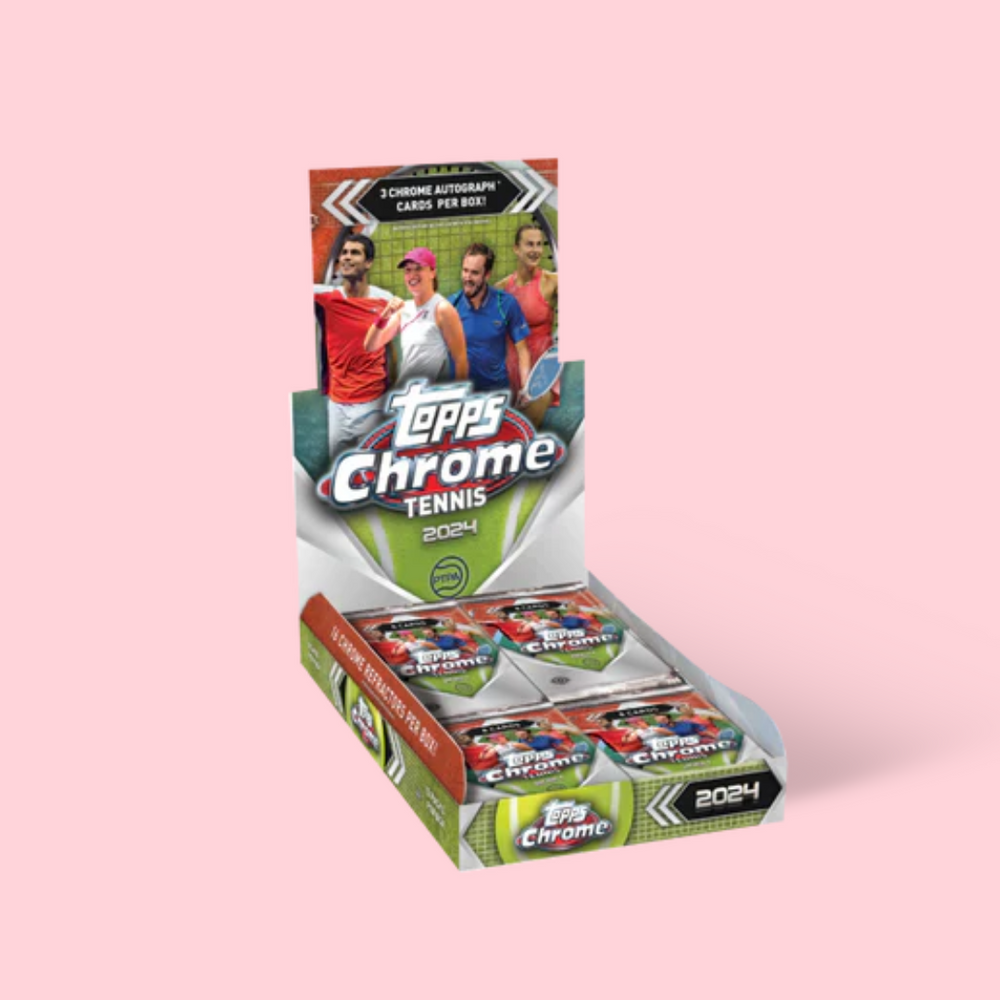 2024 Tennis Topps Chrome Hobby Box